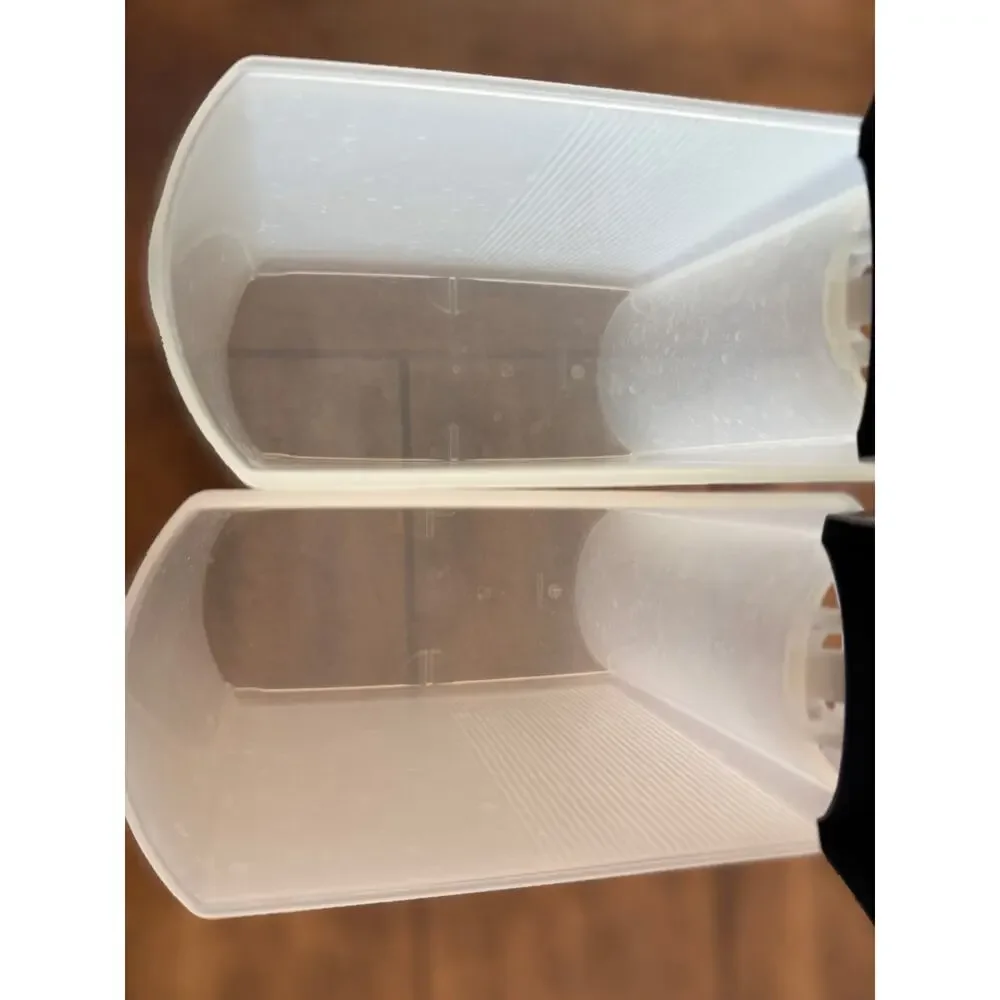 2- 1.6L Tupperware Modular Mates Super Cereal Storer containers